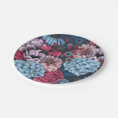 Garden florals papieren bordje (Gekanteld)