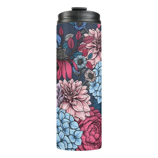 Garden florals thermosbeker (Voorkant)