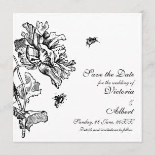 Garden Florals Wedding Save The Date