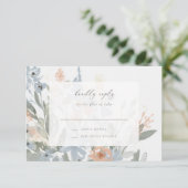 Garden Flourish Enclosure Card RSVP Kaartje (Staand voorkant)