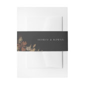 Garden Flourish Invitation Belly Band Uitnodigingen Wikkel (Voorkant Voorbeeld)