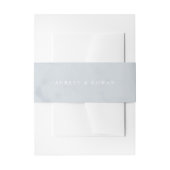 Garden Flourish Invitation Belly Band Uitnodigingen Wikkel (Voorkant Voorbeeld)