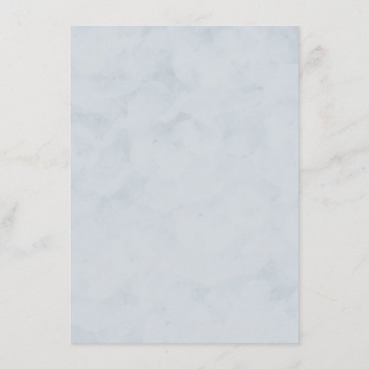 Garden Flourish-menukaart Menu (Achterkant)