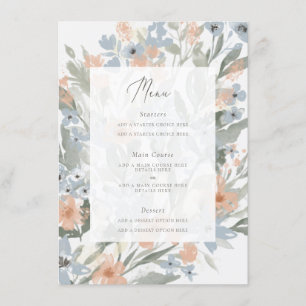 Garden Flourish-menukaart Menu