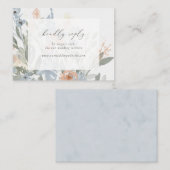 Garden Flourish RSVP door website insert Informatiekaartje (Voorkant / Achterkant)