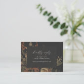 Garden Flourish RSVP door website insert Informatiekaartje (Staand voorkant)