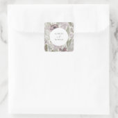 Garden Flourish Square Sticker (Tas)