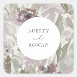 Garden Flourish Square Sticker