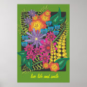 Garden Flower, Bouquet Poster (Voorkant)