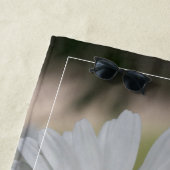 Garden Flower Daisies Strandlaken (In situ)