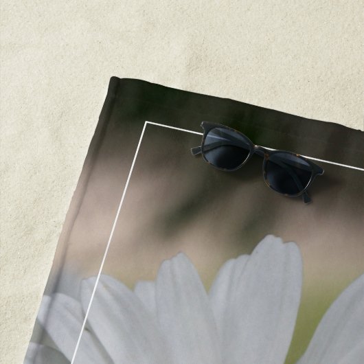 Garden Flower Daisies Strandlaken (In situ)