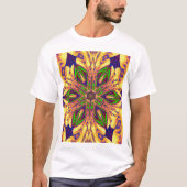 Garden Flower In Summer 2 Bohemian Floral Graphic T-shirt (Voorkant)