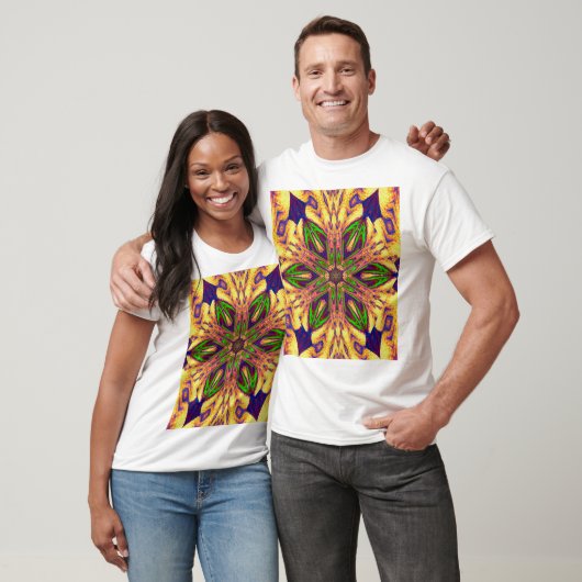 Garden Flower In Summer 2 Bohemian Floral Graphic T-shirt (Unisex)