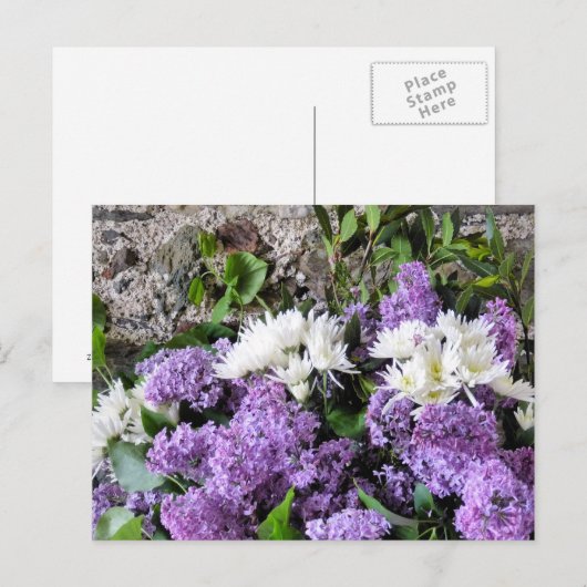 GARDEN FLOWERS BRIEFKAART (Voorkant / Achterkant)