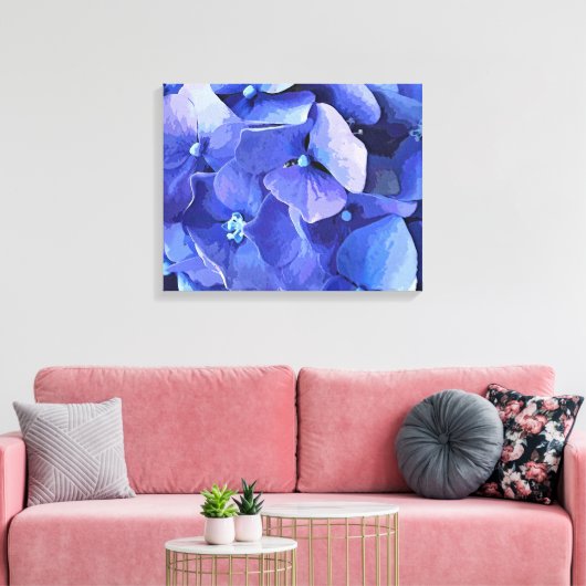 GARDEN FLOWERS CANVAS AFDRUK (Insitu (Woonkamer))