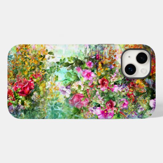 Garden Flowers Case-Mate iPhone Case (Achterkant (horizontaal))