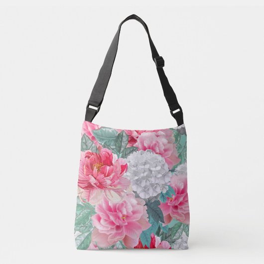 Garden Flowers Crossbody Tas