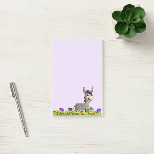 Garden Flowers Donkey Post-it® Notes (Kantoor)
