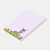 Garden Flowers Donkey Post-it® Notes (Schuin)