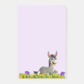 Garden Flowers Donkey Post-it® Notes (Voorkant)