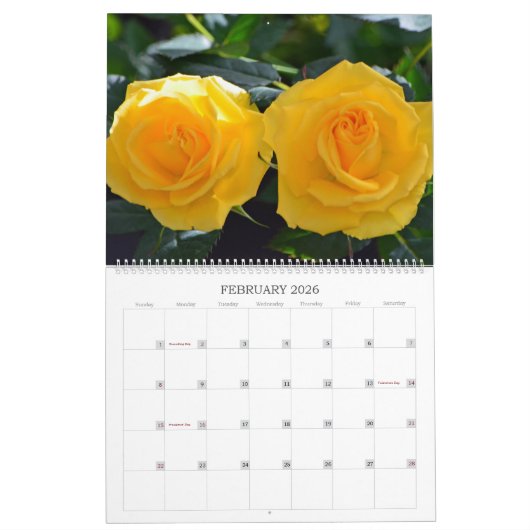 Garden Flowers Foto Art Kalender (Feb 2026)