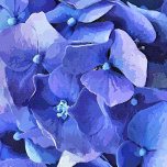 GARDEN FLOWERS GESP<br><div class="desc">Een waterverf van een mooie,  levendige blauwe hydrangea.</div>