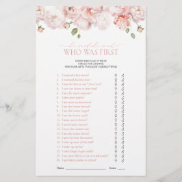 Garden Flowers Hij zei dat ze zei roze douche spel