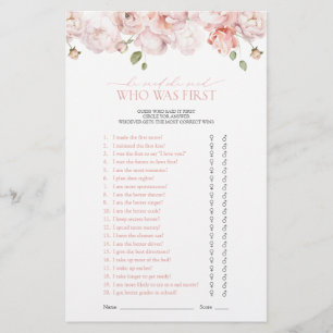 Garden Flowers Hij zei dat ze zei roze douche spel