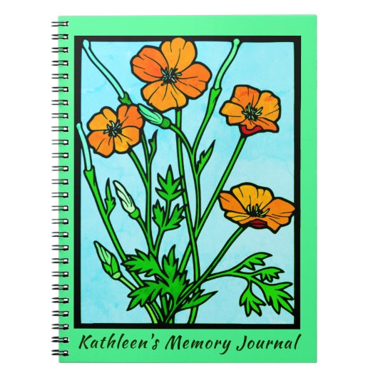 Garden Flowers Keepomwille Personal Memory Journal Notitieboek (Voorkant)
