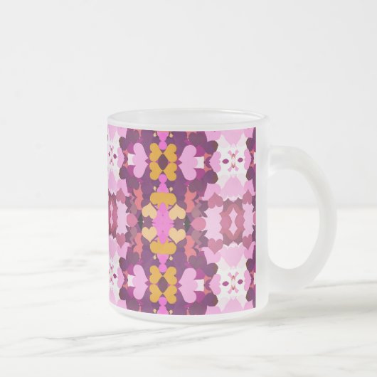 GARDEN FLOWERS MATGLAS KOFFIEMOK (Rechts)