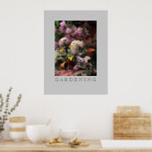 Garden Flowers Poster (Keuken)