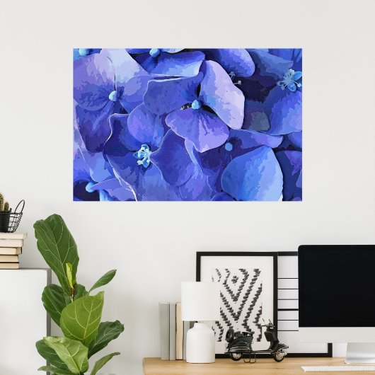 GARDEN FLOWERS POSTER (Thuiskantoor)