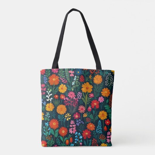 GARDEN FLOWERS TOTE BAG (Achterkant)