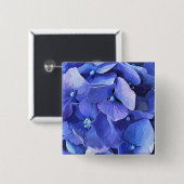 GARDEN FLOWERS VIERKANTE BUTTON 5,1 CM (Voorkant /achterkant)