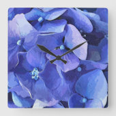 GARDEN FLOWERS VIERKANTE KLOK (Voorkant)