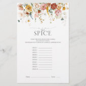 Garden Flowers Waterverf Vrijgezellenfeest (Voorkant)