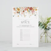 Garden Flowers Waterverf Vrijgezellenfeest (Staand voorkant)