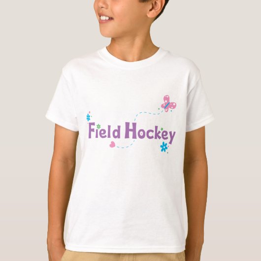 Garden Flutter Field Hockey T-shirt (Voorkant)