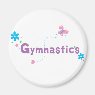 Garden Flutter Gymnastics Magneet