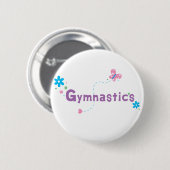 Garden Flutter Gymnastics Ronde Button 5,7 Cm (Voorkant /achterkant)
