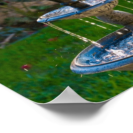 Garden Fountain Poster (Hoek)