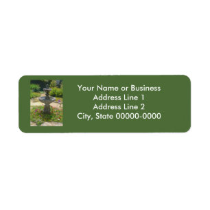 Garden Fountain Return-label Etiket