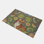 Garden Fox & Hoopoe Art Nuovo W. Morris / Bloemen Deurmat (Schuin)