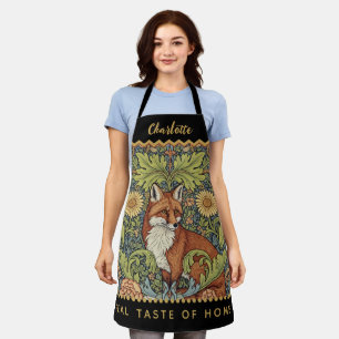Garden Fox Schort, Morris Art / Vintage Bloemen Schort