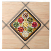 Garden Fresh Culinary Bloom Keuken Keramische Tege Tegeltje (Voorkant)