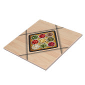 Garden Fresh Culinary Bloom Keuken Keramische Tege Tegeltje (Zijkant)