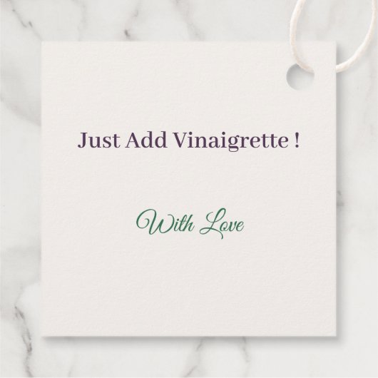 Garden-Fresh Deep Navy  Bedankjes Labels (Achterkant)