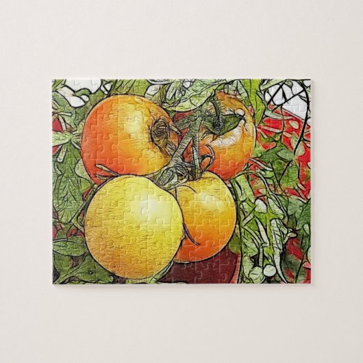 Garden Fresh Heirloom Tomaten Legpuzzel (Horizontaal)