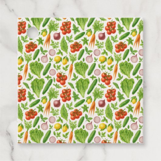 Garden-Fresh Salad Dressing — Porcelain Pitcher Bedankjes Labels (Voorkant)