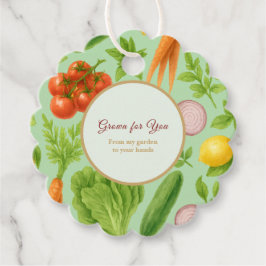 Garden — Fresh Vegetable  Bedankjes Labels